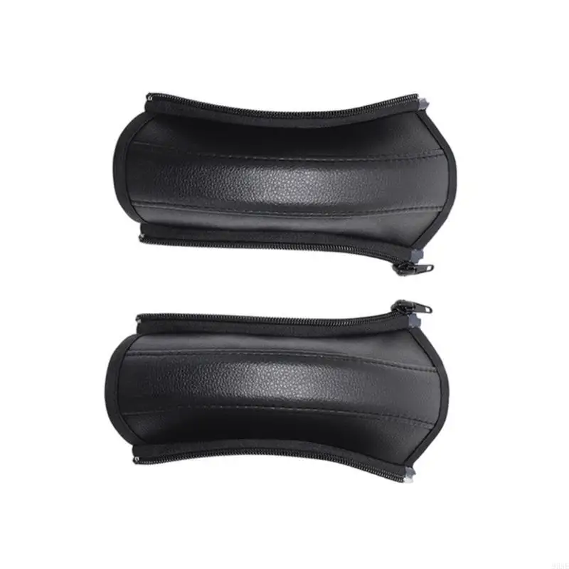 95ae couro do plutônio carrinhos bebê braço capa recém-nascidos carrinho alça pára-choques manga guiador caso protetor pram