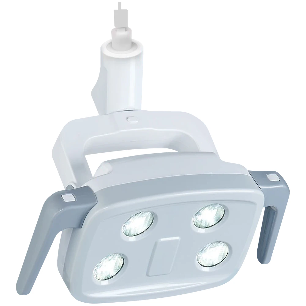 Lámpara de operación quirúrgica LED de curado de brillo odontológico, luz de silla Dental, 4 LED