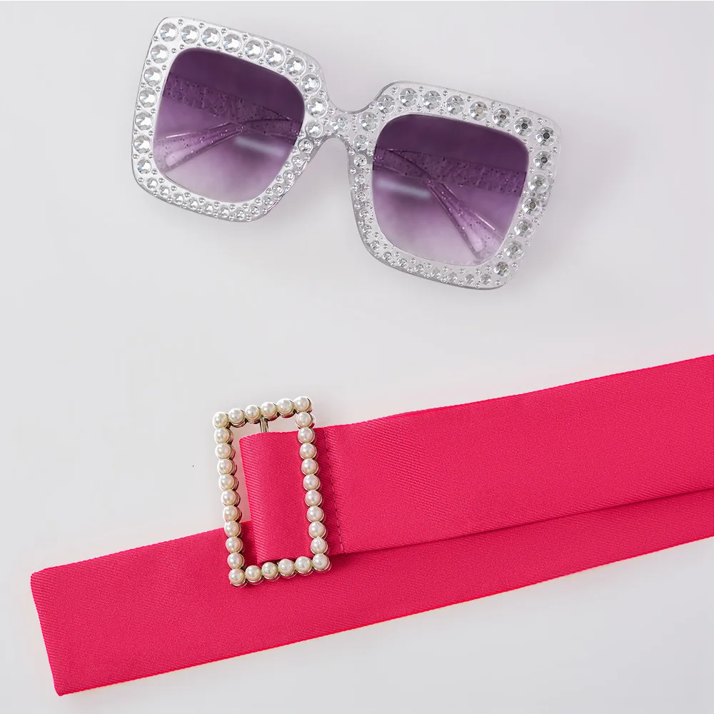 أنيمي حقير فالنتينا تأثيري الوردي زي فيلم اللص لعب الأدوار النساء فانتازيا الملابس نظارات قفازات مجموعة هالوين الدعاوى