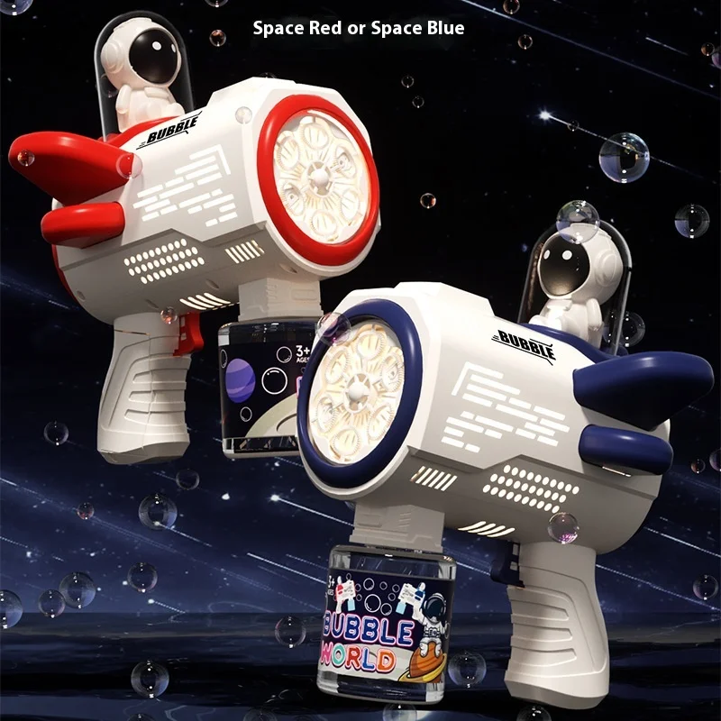 Popular Bubble Machine, Children's Astronaut, Fully Automatic Bubble Gun, Children's Day Gift