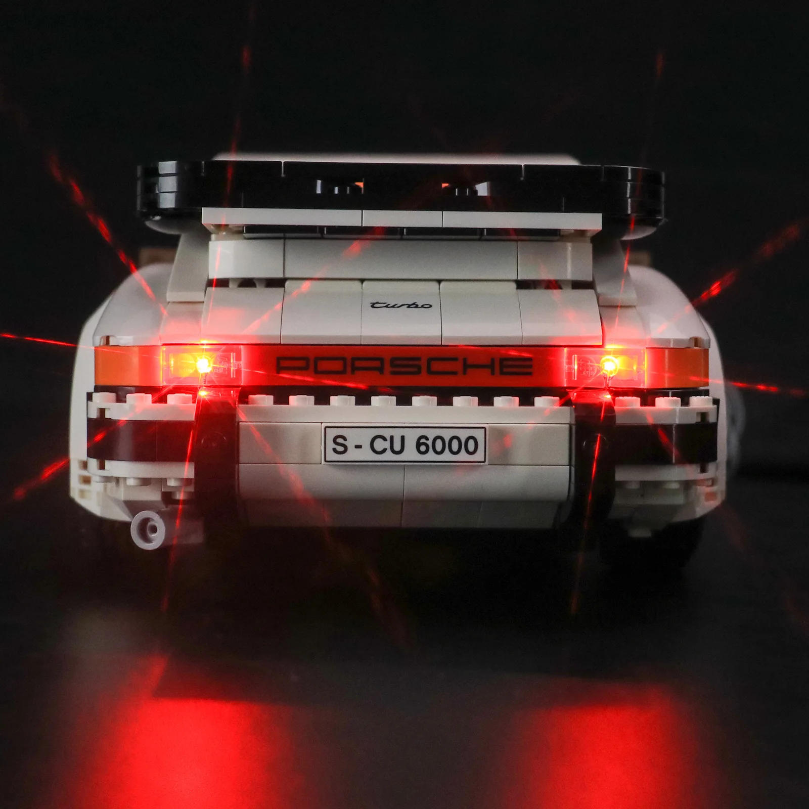 Luz LED Hprosper para lámpara decorativa de coche 10295 Creator Expert Porsche 911 con caja de batería (no incluye bloques de construcción Lego)