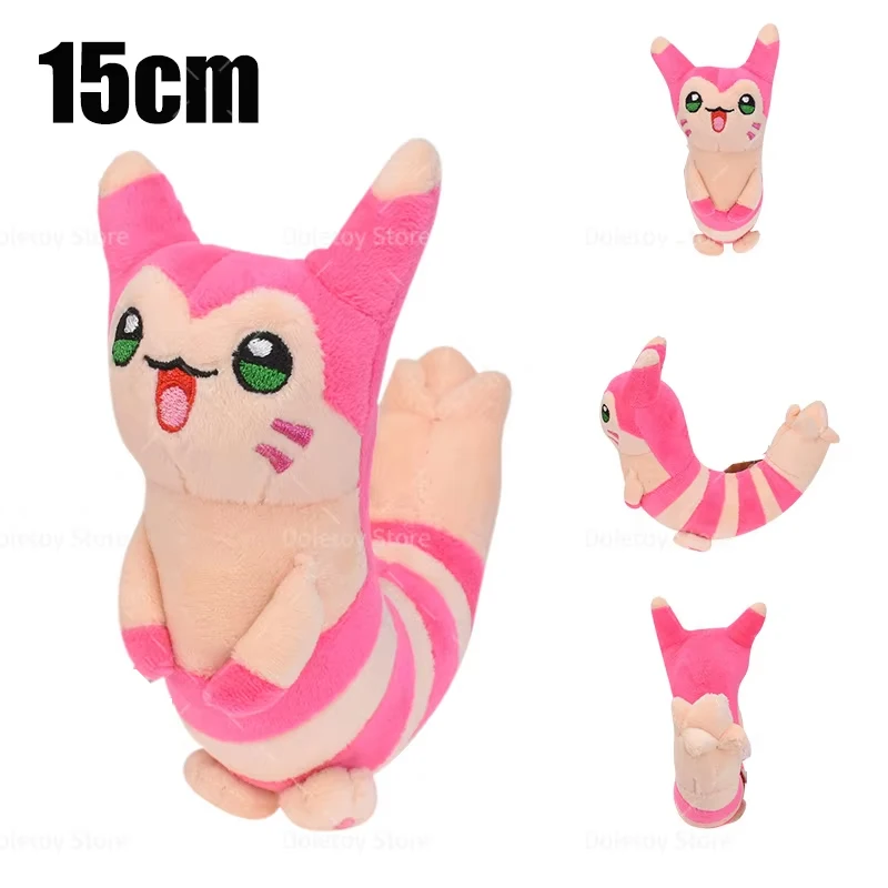50 verschiedene Pokémon-Plüschtiere: Cubone, Butterfree, Caterpie, Weedle, Garchomp, Litwick, Furret – Stofftiere, Anime-Puppen, Geburtstagsgeschenk – Detail 4