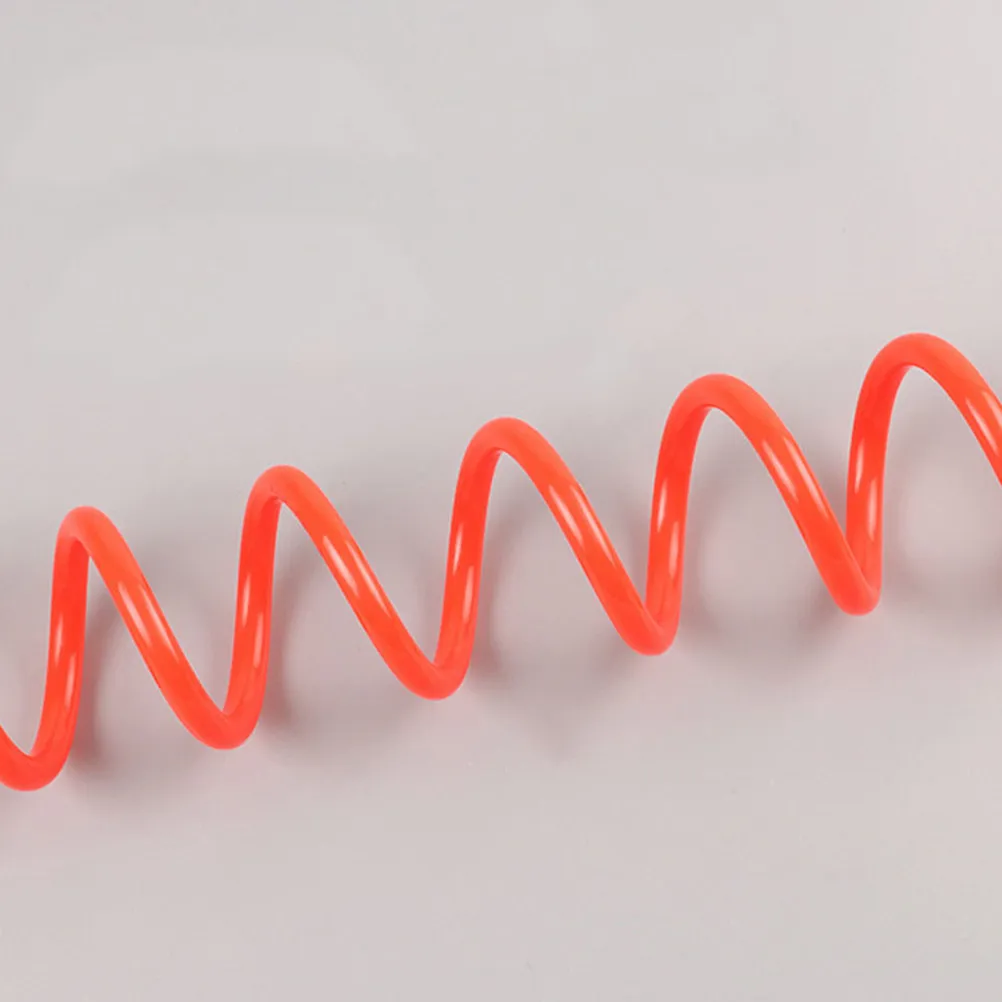 Air Compressor Spring Hose 50Ft Flexible Air Tube Replacement High Pressure Resistant for Workshop Use Easy Installation