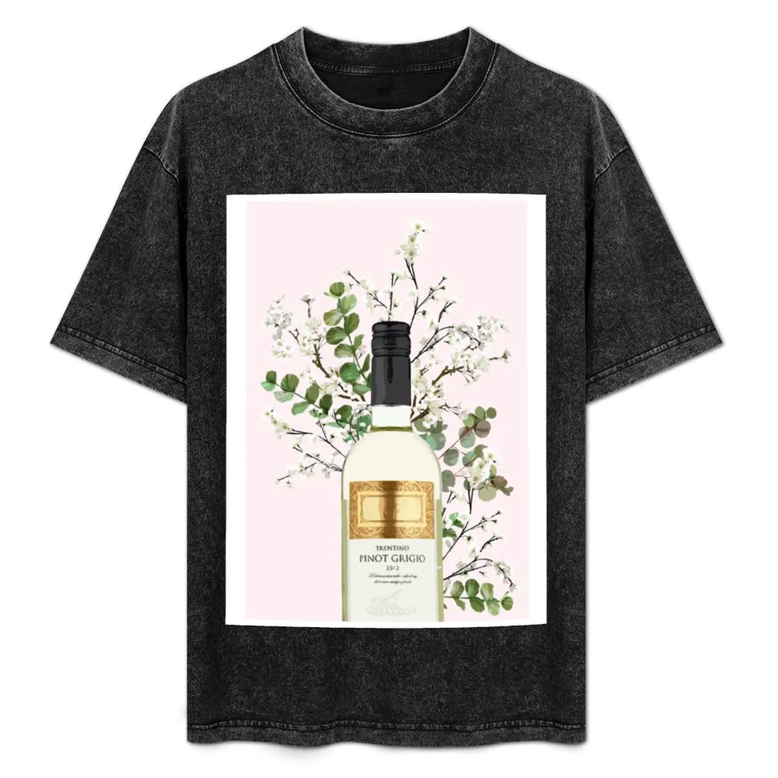 Pinot Grigio Artwork T-Shirt cute tops new edition street wear Men's t shirts