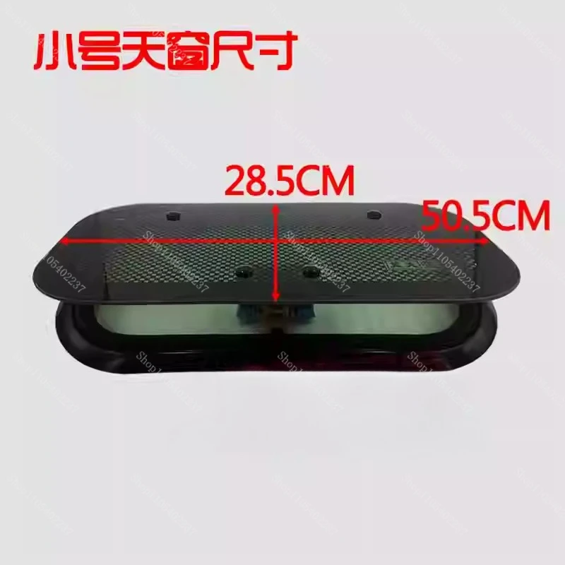 Electric Four Wheeler Tricycle Breathable Sunroof Ventilated Roof Top