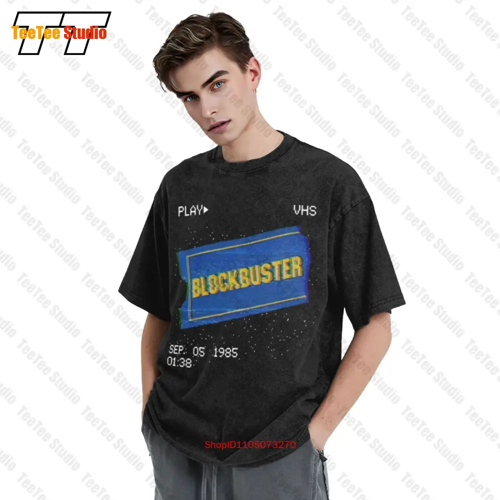 เสื้อยืดโอเวอร์ไซส์ลายวินเทจร้านเกมส์ยอดฮิต E1FI