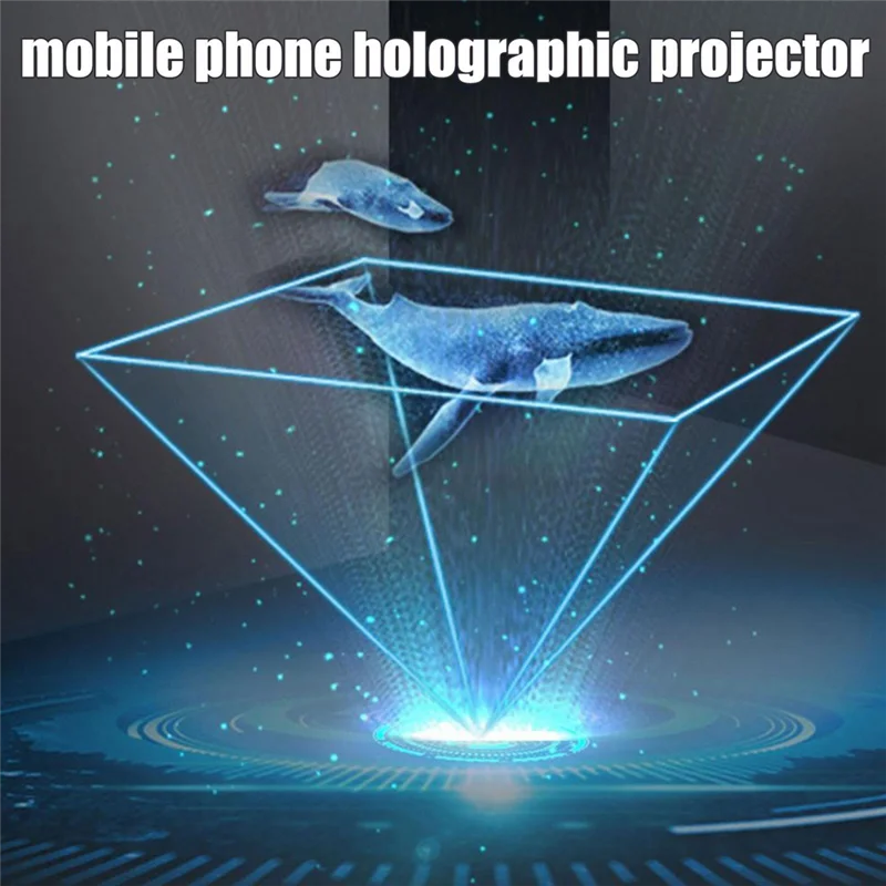 N37R_3D Holographic Projection DIY Funny Toy Children Educational Toy