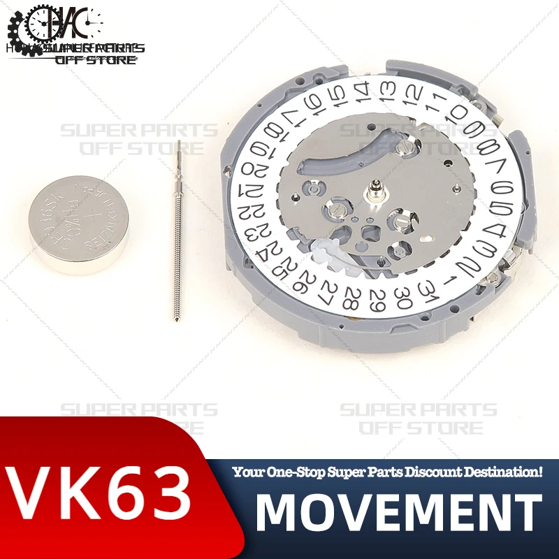 Brand New Original Vk63 Movement Multifunctional Quartz Movement 6hands Vk63a Watch Movement