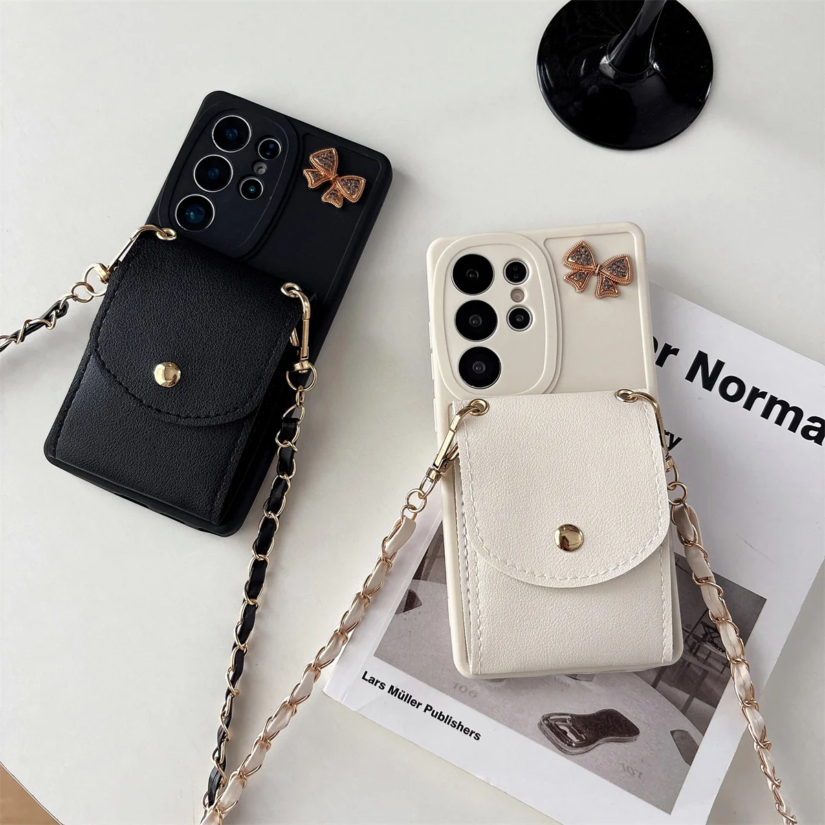 Crossbody-Kartensteckplatz-Halter-Handyhülle für Samsung Galaxy S25 Edge 24 FE23 S21 Ultra A17 A26 A56 A36 A06 A55 A35 A54 A15 Cover