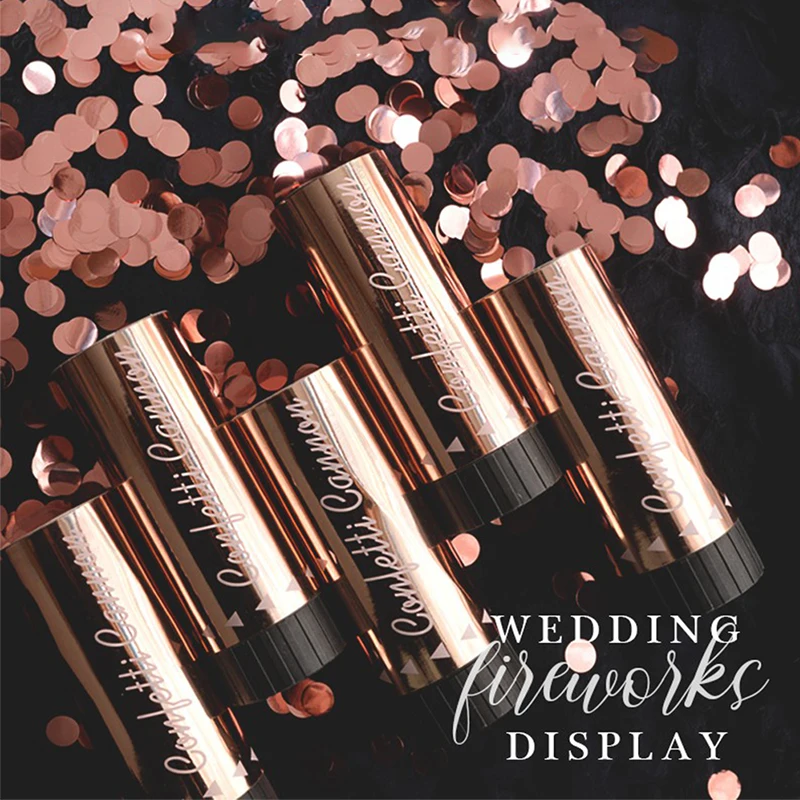 

Birthday party decoration fireworks Silver ribbon flamethrower party wedding decoration glitter scene salute decoration