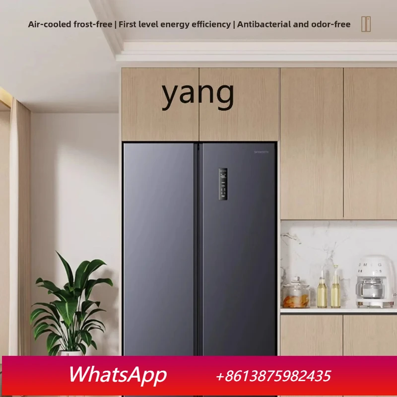 Lcx 500L folio double door refrigerator household first-class ultra-thin double frequency conversion air-cooled frost-free