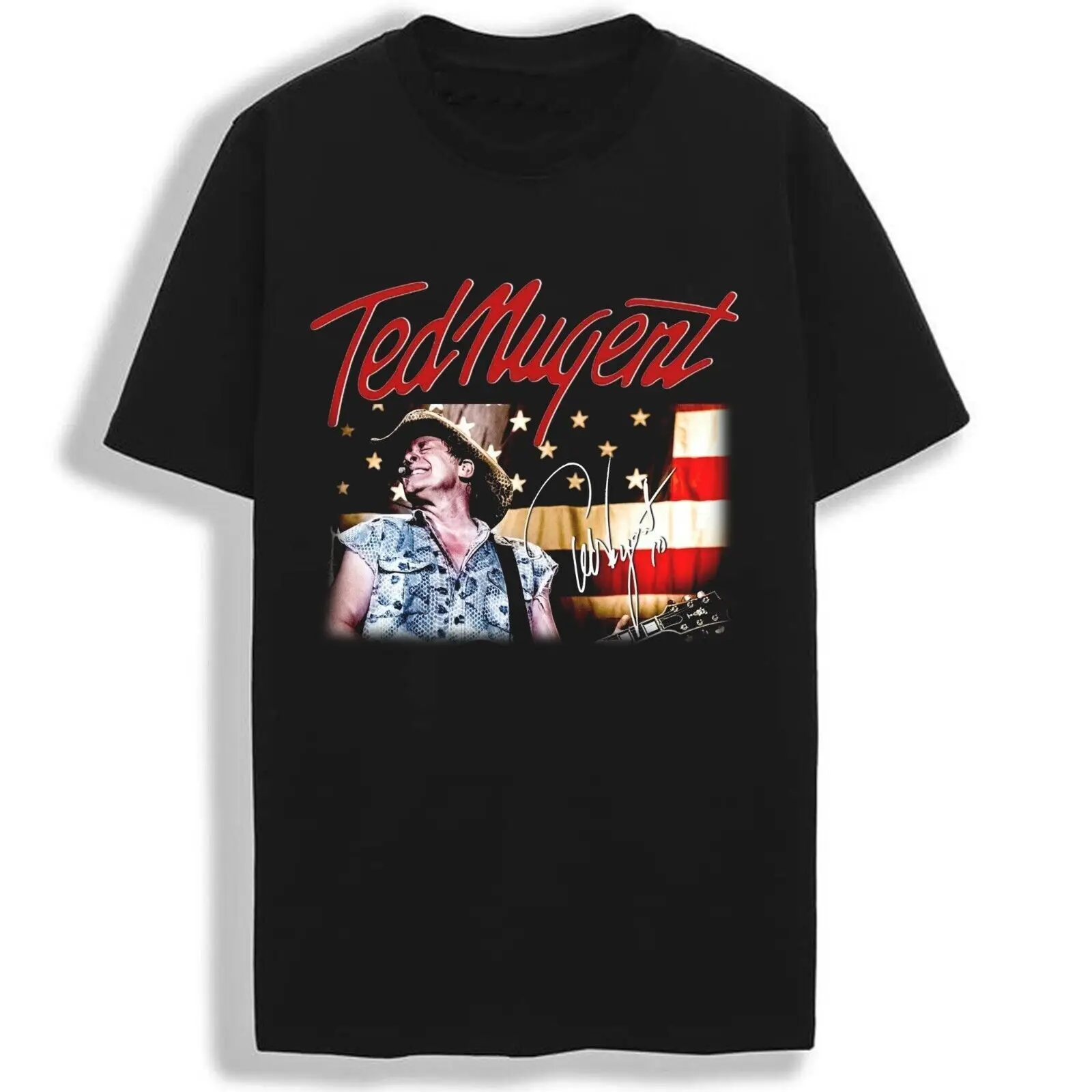 Ted Nugent singing Gift For Fans Unisex Short Sleeve All Size Shirt