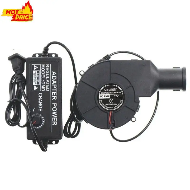 مروحة تبريد هادئة عالية الأداء بقوة 100 فولت 240 فولت تيار متردد، مروحة شواء كهربائية #4