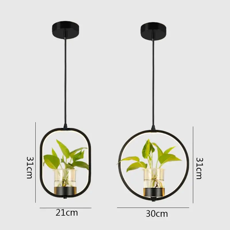 Moderne Led Hanglamp Water Begeleidende Plant Hang Verlichtingsarmaturen Restaurant Keuken Woonkamer Slaapkamer Decor Plant Verlichting