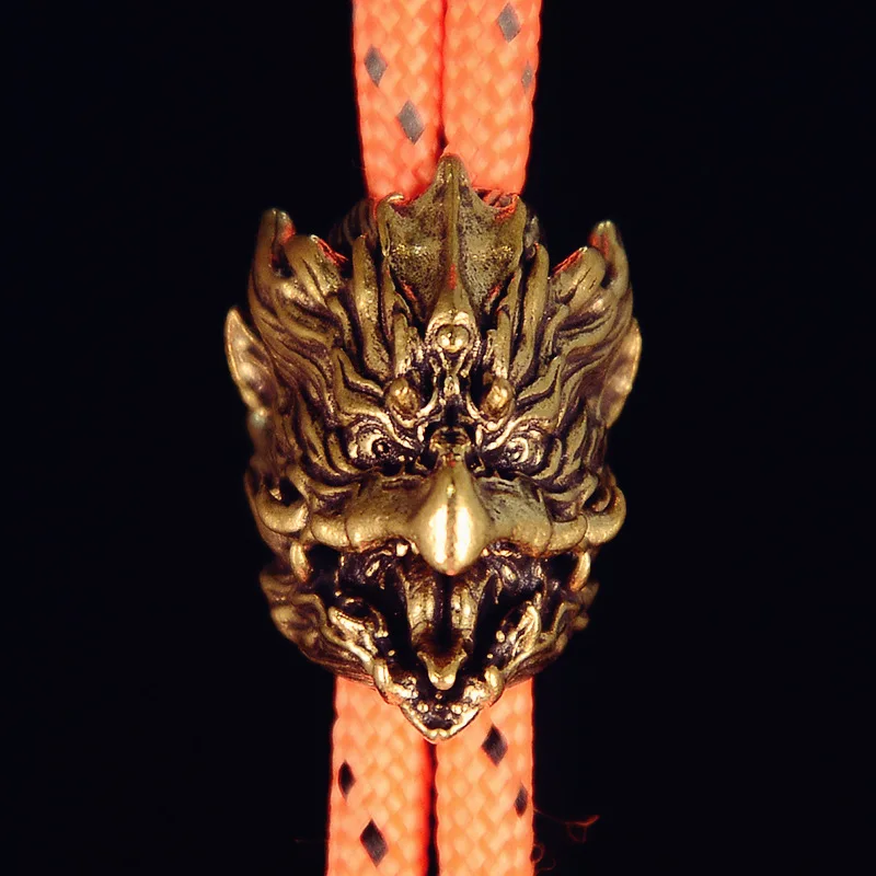 Brass Garuda Knife Pendant EDC Paracord Pendant Flashlight Pendant Keychain Pendant DIY Personalized Accessories Instant Win