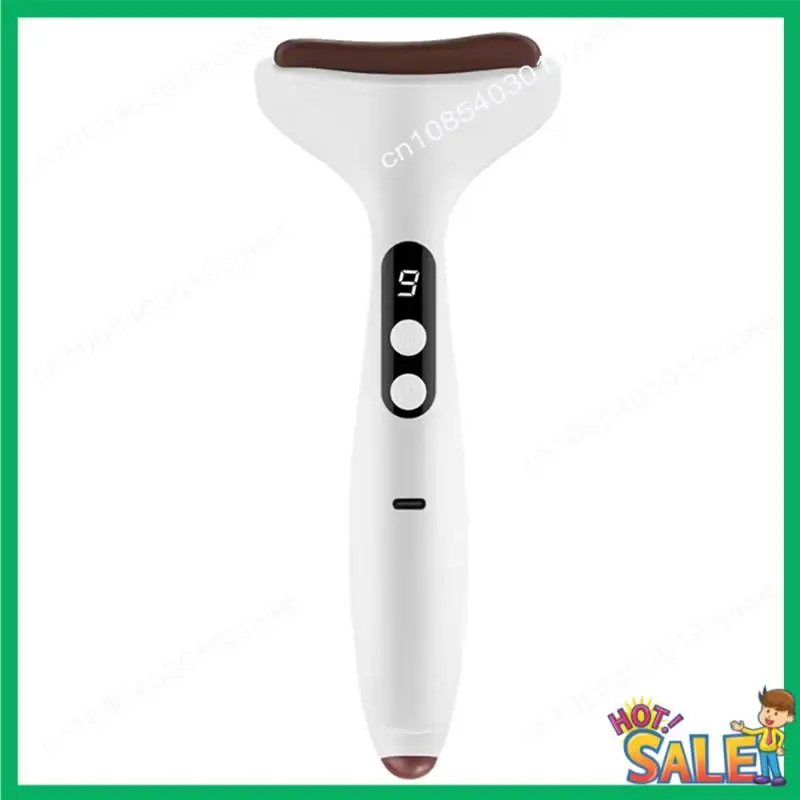 New Arrival Electric Gua Sha Facial Massager 9-Level Heat Shock And Bian Stone Tool For Puffiness Relief (Face/Neck/Eyes)