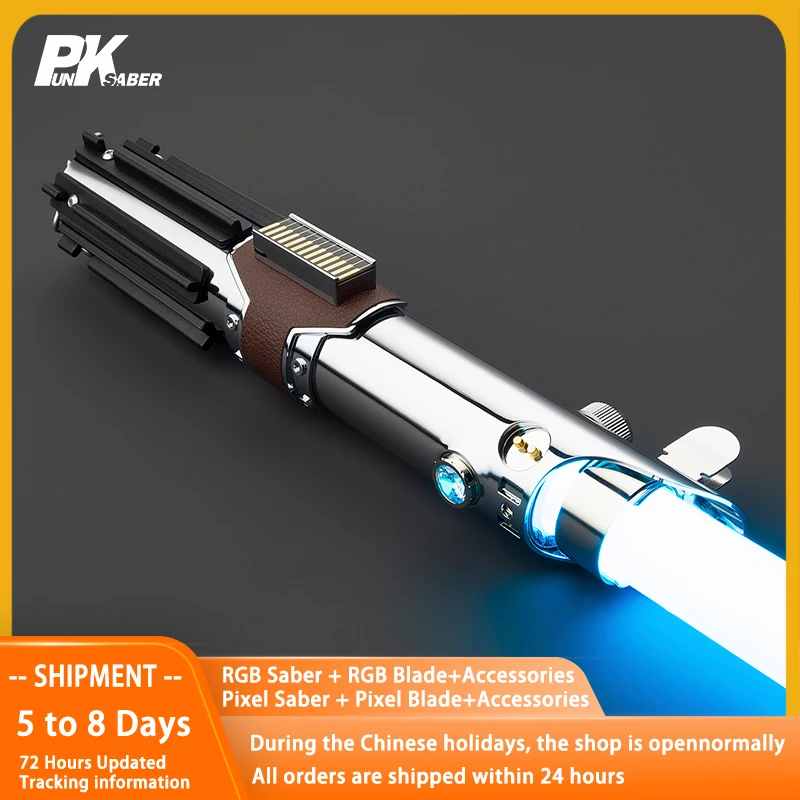 

PunkSaber Lightsaber Neopixel Jedi Laser Sword Heavy Dueling Sensitive Smooth Infinite Changing Hitting Sound Light Saber Toys