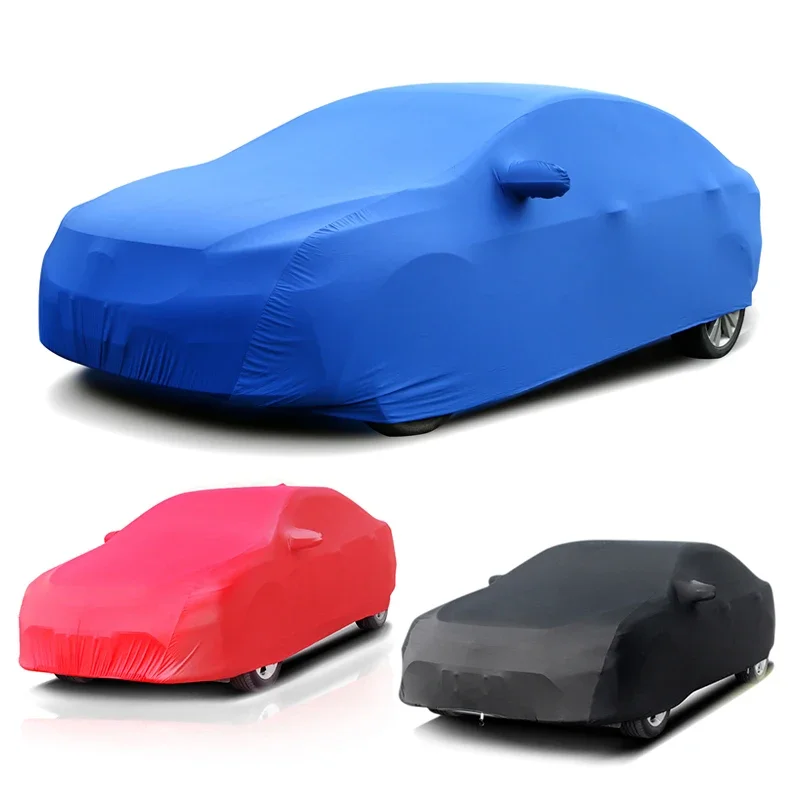 Universal Stretch Car Cover For Sports Sedan SUV Beauty Styling Sunproof Windproof Dustproof Scratch Resistant UV Protection