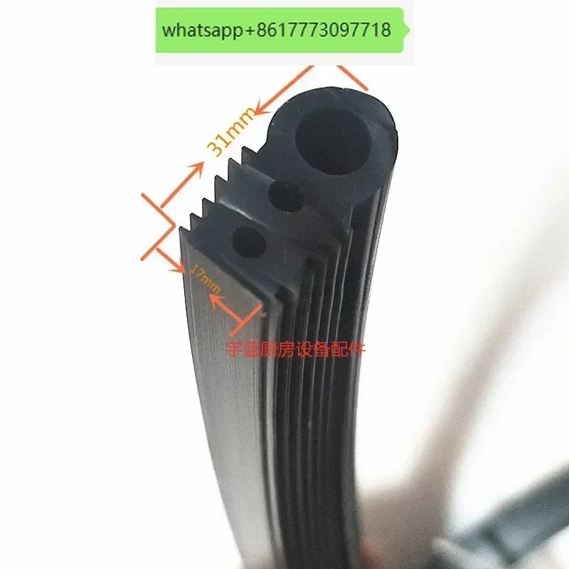 Steam box, three doors, steam cabinet, sealing strip, steam furnace door, rubber strip, high-temperature resistant door