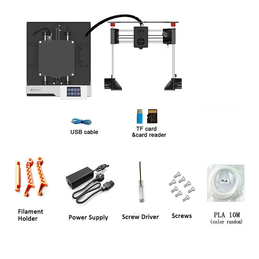 Easythre K8 Quick Heating 3D Printer FDM Desktop with 150x150x1050mm Print Size Removable Platform for DIY Crafts Prototyping