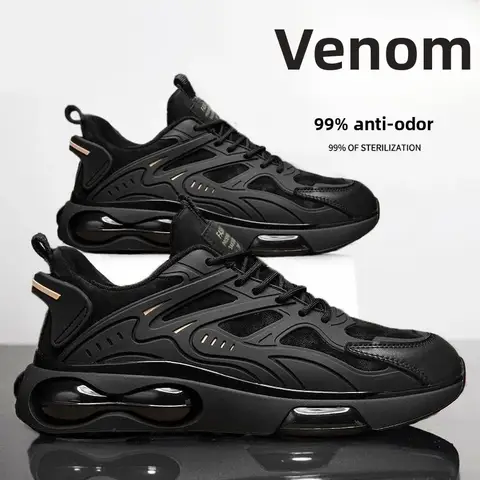 Fall Hot Sale Of The Season Men's Breathable Sports Shoes Trendy All-Match Thick Bottom Anti-Slip Casual Dad Shoes Wear-Resistan