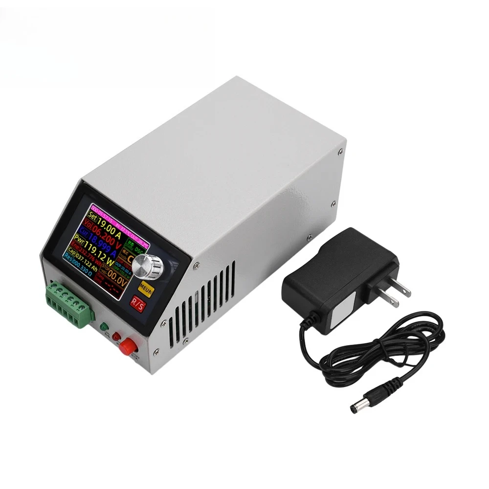 150W 20A Battery Capacity Tester 2.4 Inch Color Screen CNC Type Electronic Load Power Discharge Tester