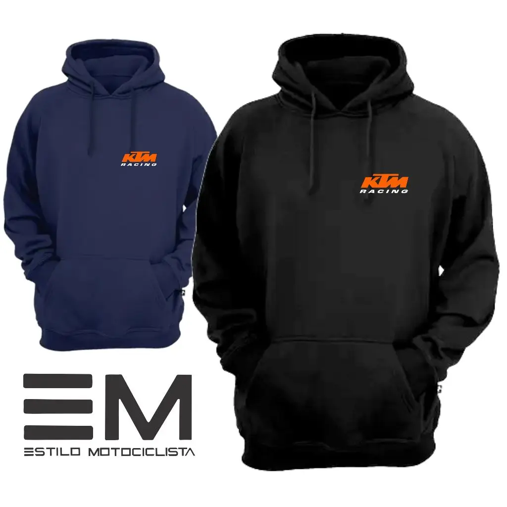 Blusa de moletom KTM Moto Motocross, chaqueta con capucha y bolsillo tipo canguro, para hombre y mujer