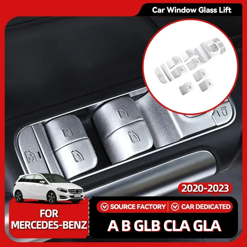 

Лидер продаж, молдинги из алюминиевого сплава для Mercedes Benz A B GLB CLA GLA Class W177 W247 X247 C118 2020-2023, подъемник оконного стекла автомобиля