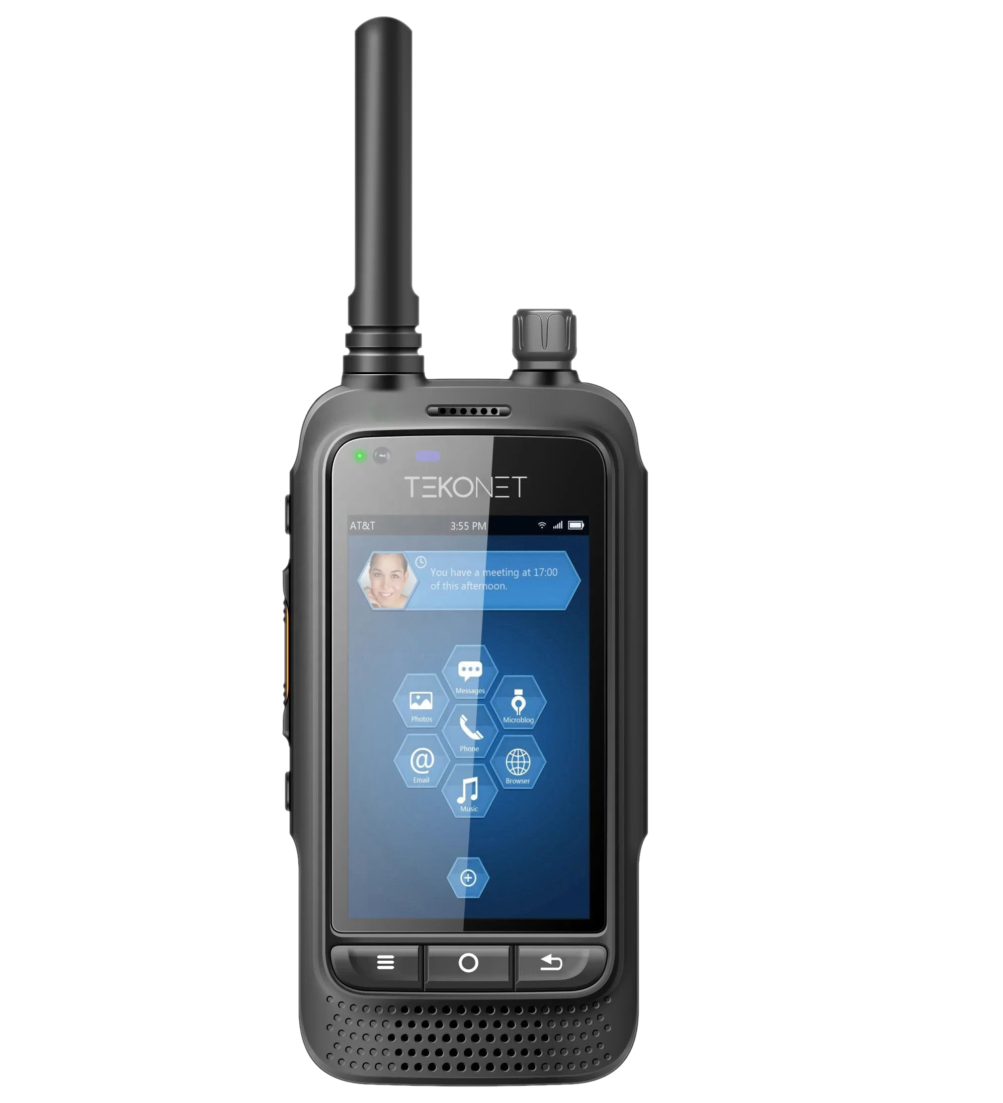 TEKONET D931 Dual Mode Long range  IP67 Talkie Walkie POC DMR LTE 4G Walkie Talkie with Sim Card