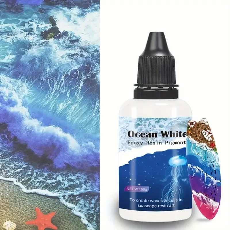 White Paste Epoxy Resin Dyes, Resin Pigment Paste, UV Resin Concentrated Colorant For Resin Dye, Jewelry Making, Paint, DIY Art