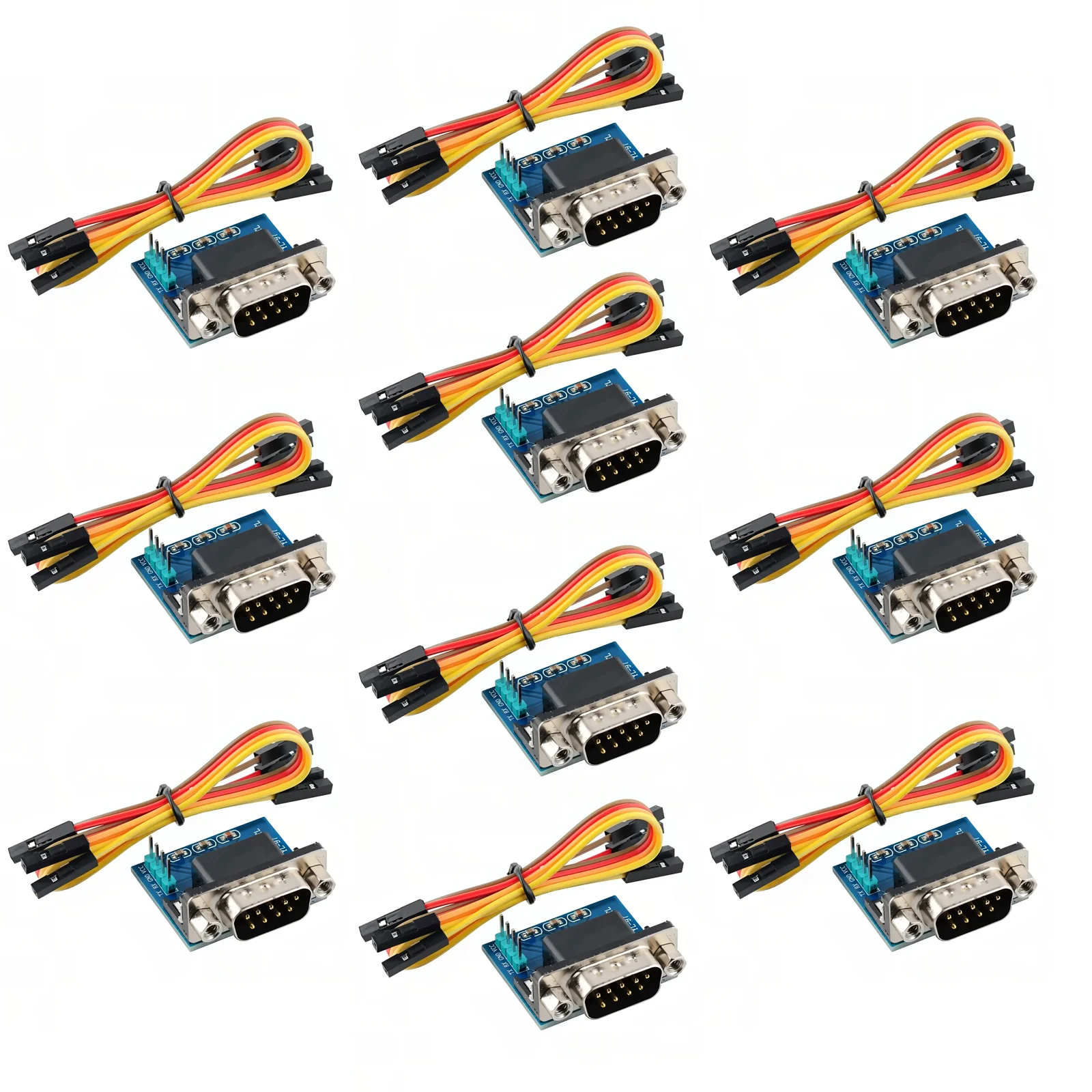 MAX3232 RS232 to TTL Serial Converter Module DB9 Male Connector for Arduino/STM32 Programming