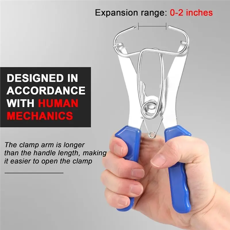 AB47-Spring Loaded Pliers With 21PCS Miter Clamps 1PC For Woodworking Clamp Kit- 23PCS Total For Picture Frame Wood Projects