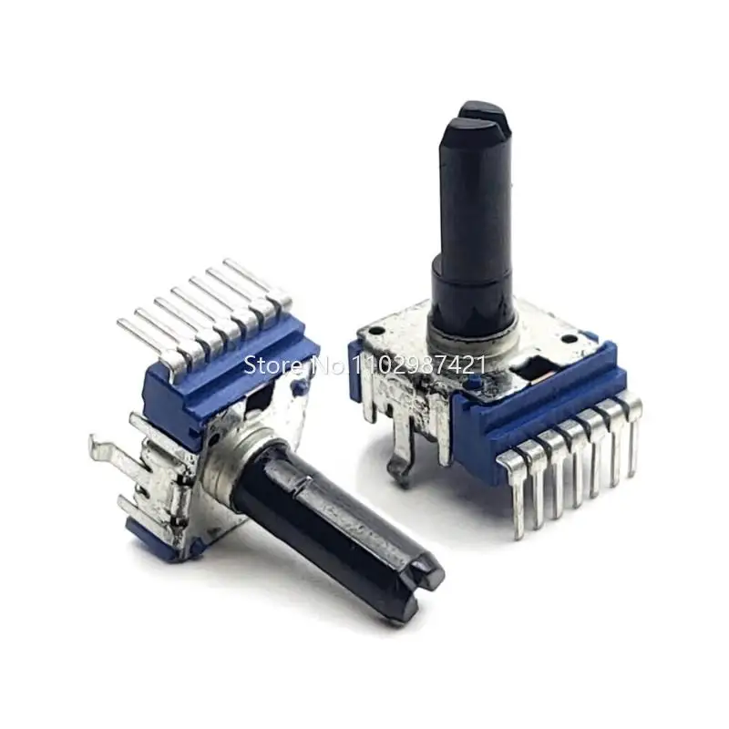 1 Piece Double 7Pin Potentiometer RK14 Type A50K B50K A100K A104 A503 B503 Coats Amplifier Volume Potentiometer