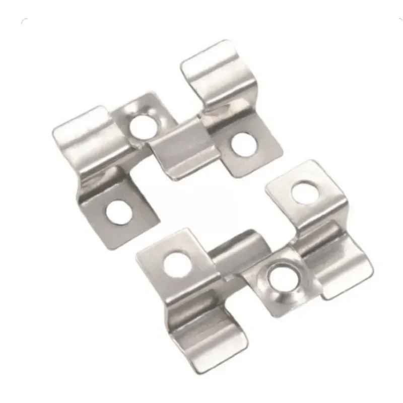 200Pcs Stainless Steel Hidden Exterior Composite Deck Clip Bracket Fastener Wall Floor WPC