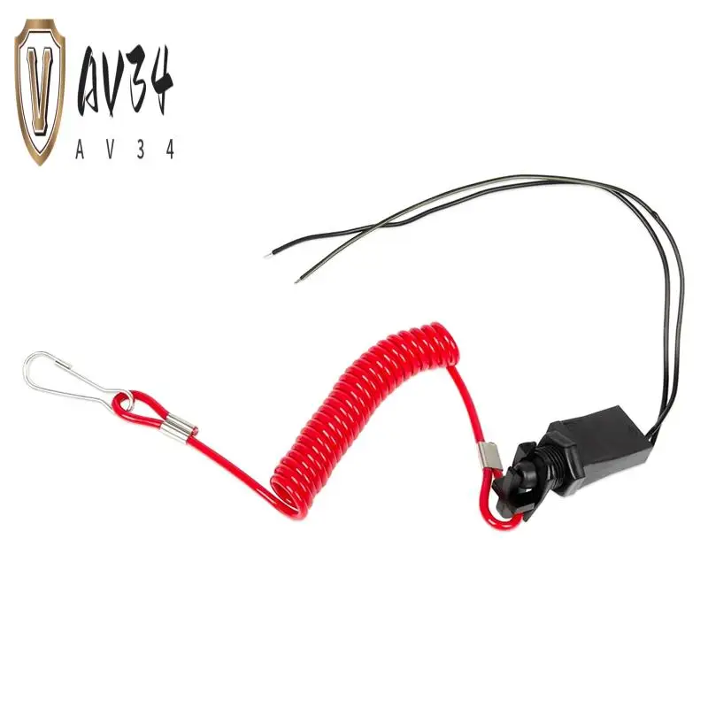 

AV34-1 Piece Safety Kill Switch & Lanyard Replacement Accessories For OMC Johnson Evinrude Sierra Replace 585134 432230 MP28870
