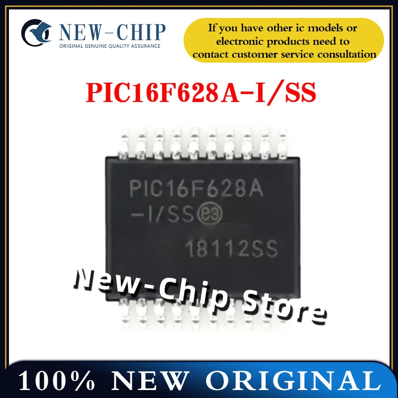 5PCS-100PCS/LOT PIC16F628A-I/SS  SSOP-20 microcontroller chip New Original PIC16F628A