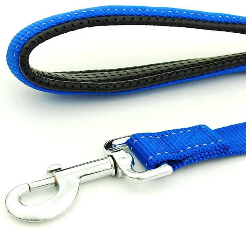 Dog Leash Short Dogs Leash Reflective Leashes for Dog Dog Walking Nylon Ropes Dogs Leashes Traction Comfortable Handle Pet Chain