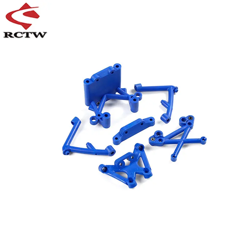 Nylon Chất Lượng Cao Phía Trước Hoặc Sau Sốc Tháp Nẹp Bộ 1/5 RC Xe HPI ROFUN BAHA ROVAN KM BAJA 5B 5T 5SC Xe Tải Nâng Cấp Phần