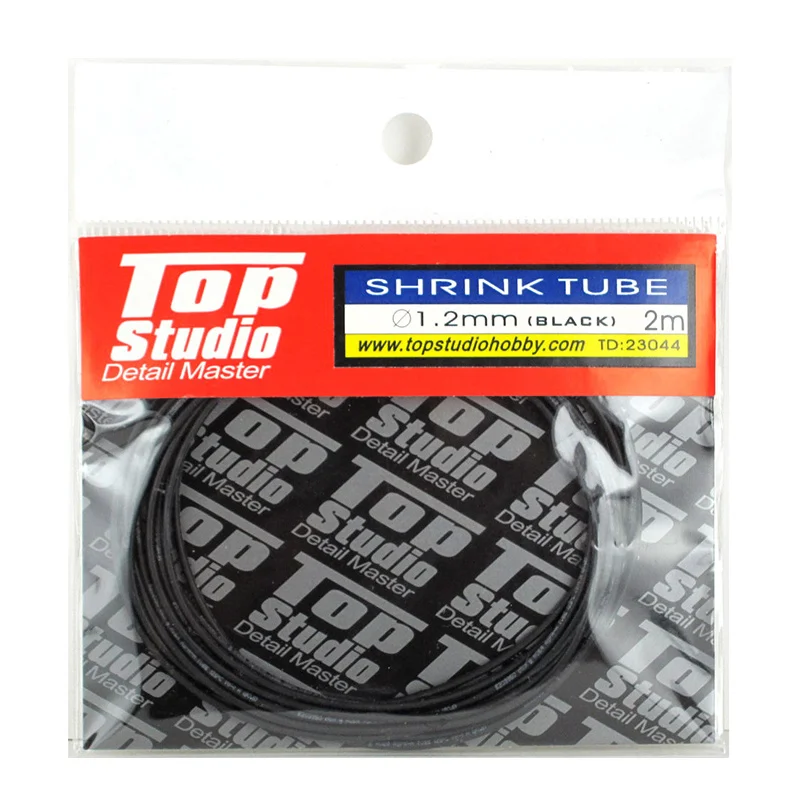 TopStudio 1.2mm 1.6mm 2.0mm Shrink Tube for Car Model Modify Tools Hobby DIY Accessories TD23044-46