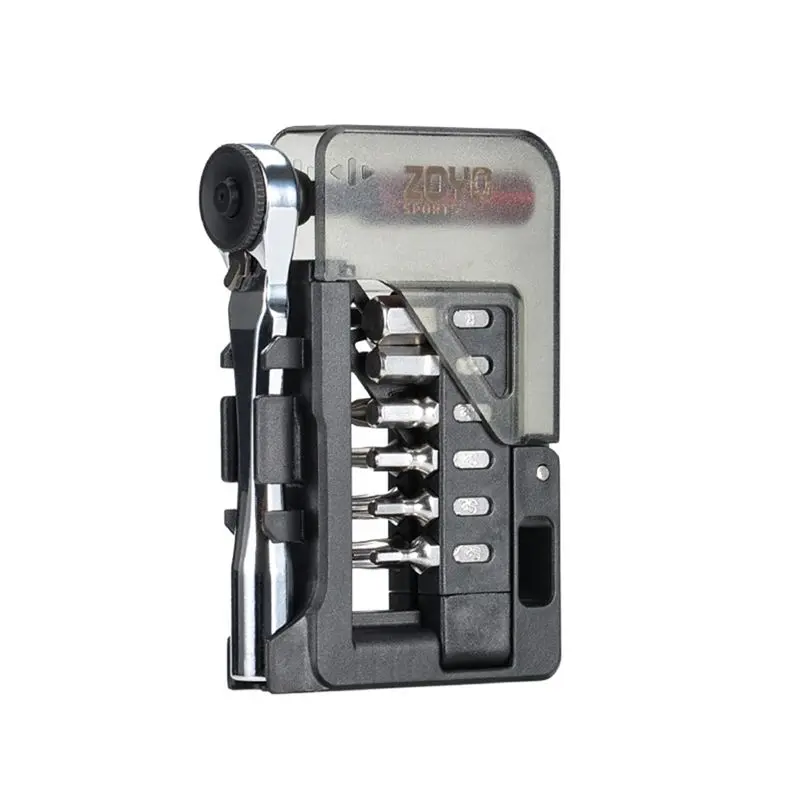 ZOYOSPORTS طقم مفك براغي بسقاطة 12 في 1 طقم تصليح مدمج لإلكترونيات الدراجة-AA85
