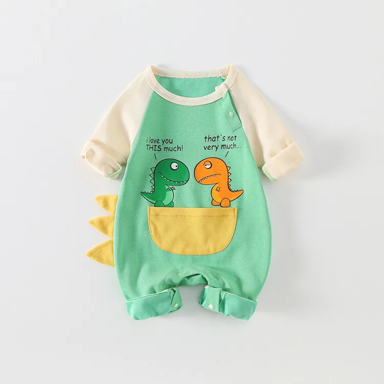 

Jenny&Dave Neonatal Spring and Autumn Fashionable Cartoon Climbing Clothes for Male and Female Babies, Nordic Cute and Cute One