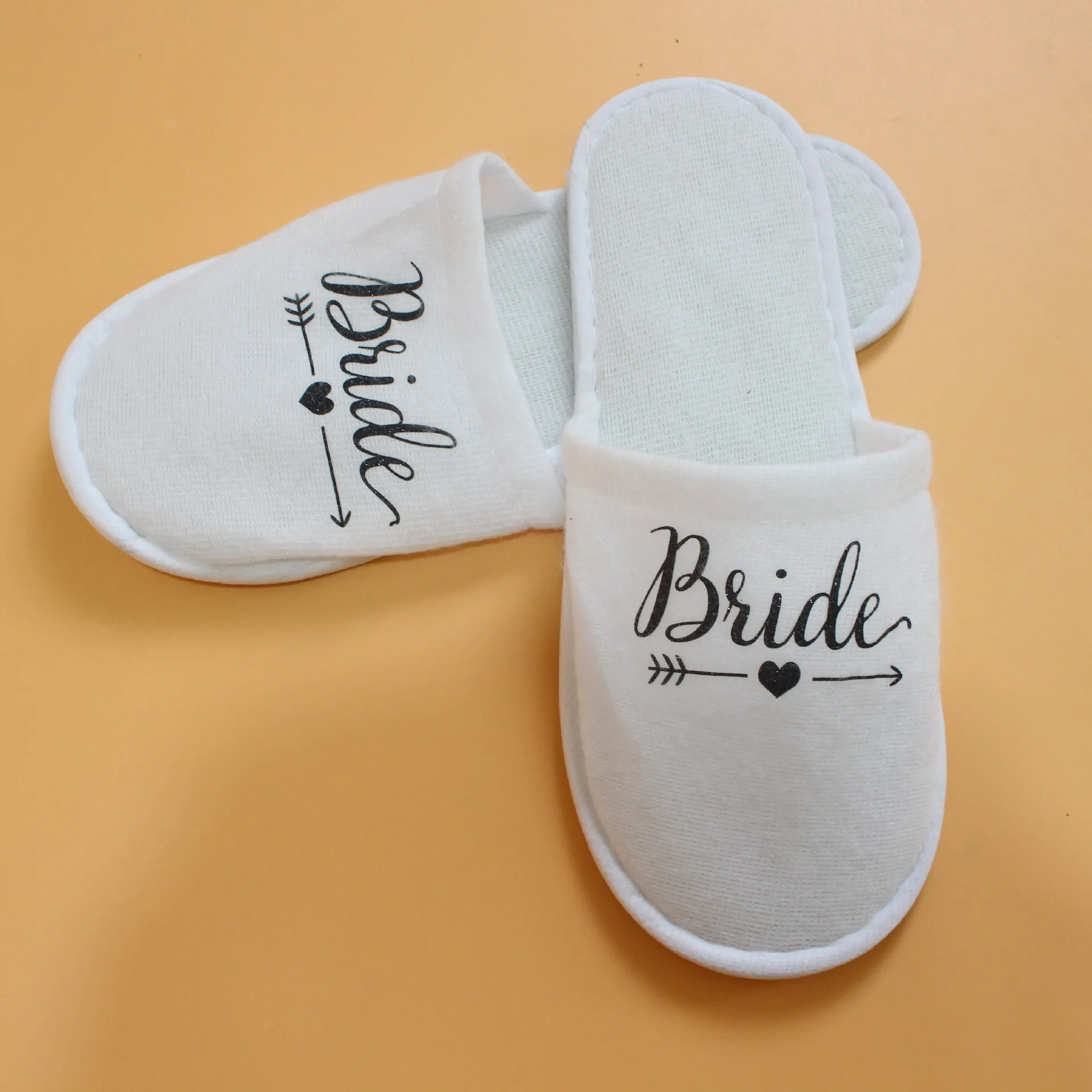 Bride To Be Slippers Team Bride Shower Wedding Decoration Bridesmaid Hen Party Soft Slippers Ladies Bachelorette Party Supplies