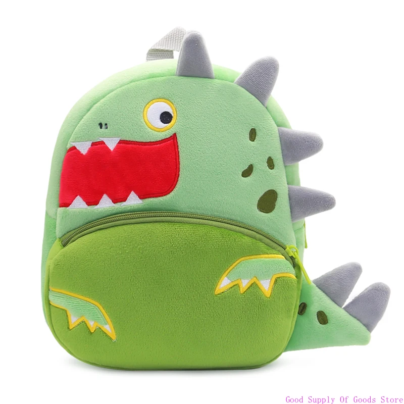 Jungen Mädchen Rucksack Niedlichen Tier Großen Mund Dinosaurier Kinder Plüsch Rucksack Kindergarten Schule Tasche kinder