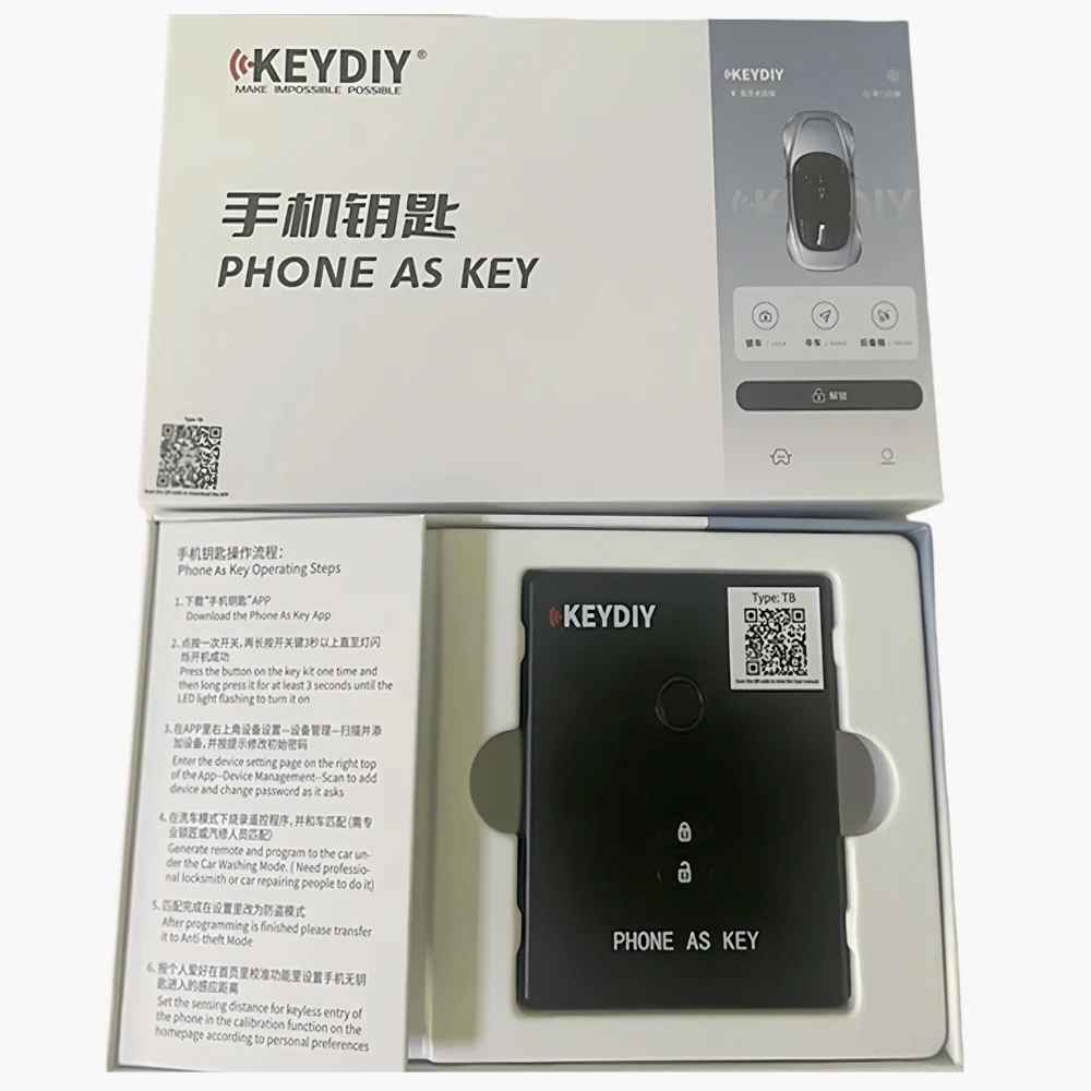 KEYDIY Phone As Key KD PhoneAsKey MOBILE PHONE BECOMES THE KEY Remote car keyless entry