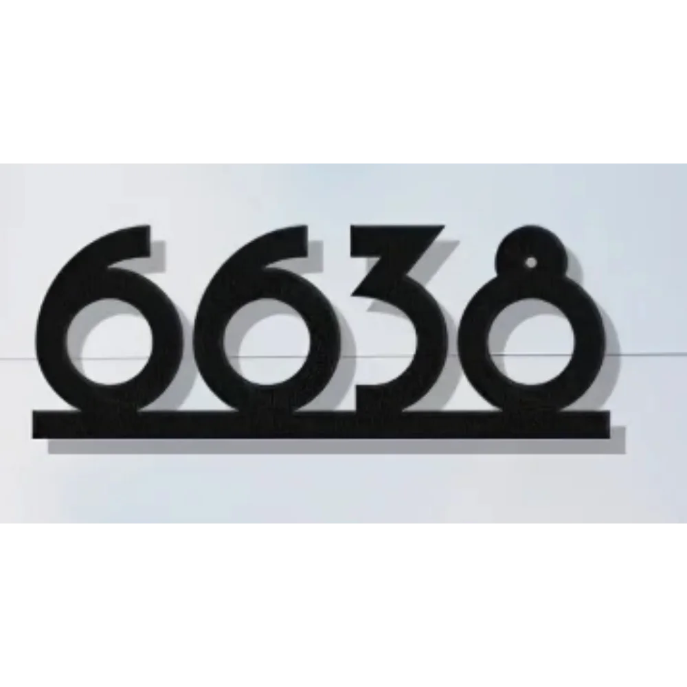 

Exquisite Handmade Custom Metal Address Sign. Adhesive - Backed, No - Drill. Ideal for Outdoor Wall Decor.