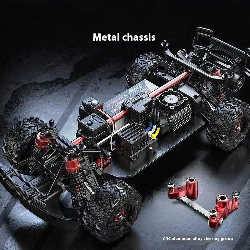 1/14 MJX Hyper Go 14211 Brushless Rc Car metal monster remote control car 45a Esc Powerful Power Desert 70KM/H (3s) Short Card