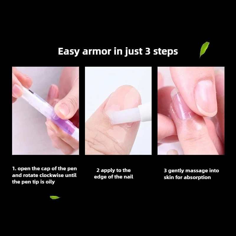 5ml Nail Nutritional Oil Pen 6 Scent Nail Care Cuticle Regeneration Oil Preventive Nail Polish Nourishing Skin Pen