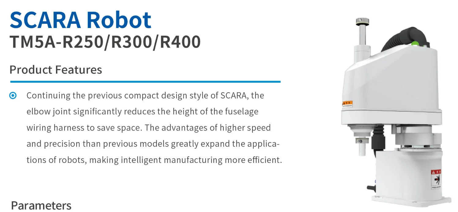 Intelligent and High-efficient Manufacturing Industrial Servo Control Scara Robotic Arm