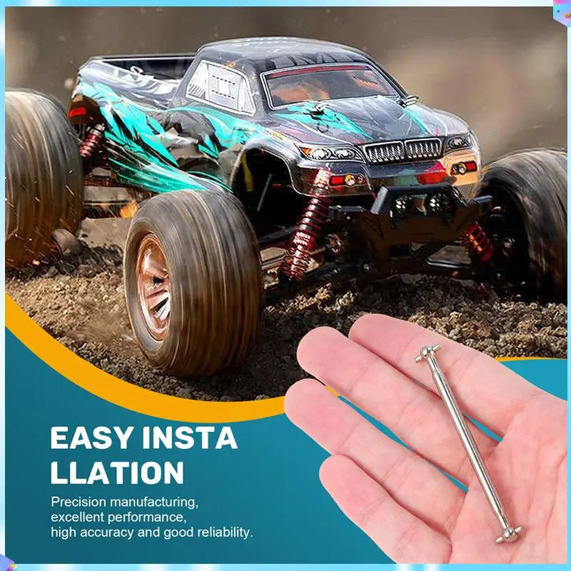 N93R 2 шт. металлический задний приводной вал QWJ03 для Xinlehong Hosim Q901 Q902 Q903 9130 9136 9137 1/16 запасные части для радиоуправляемых автомобилей