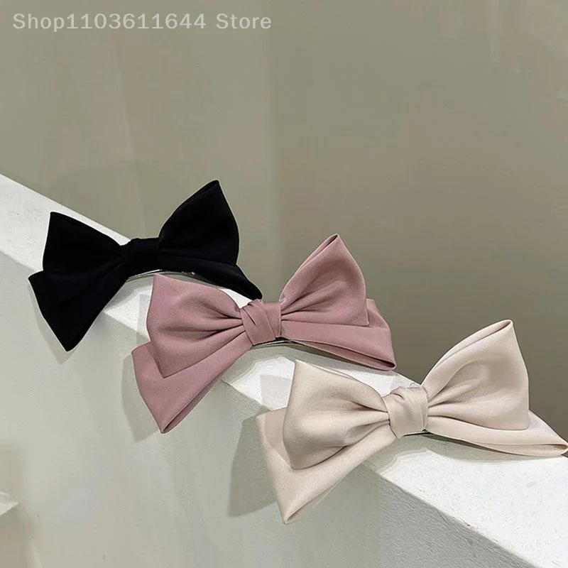 

Korean Princess Hairpin 3D Bow Cute Hair Clips Ribbon Barrettes Girls Sauna Wear Women Hair Accessories